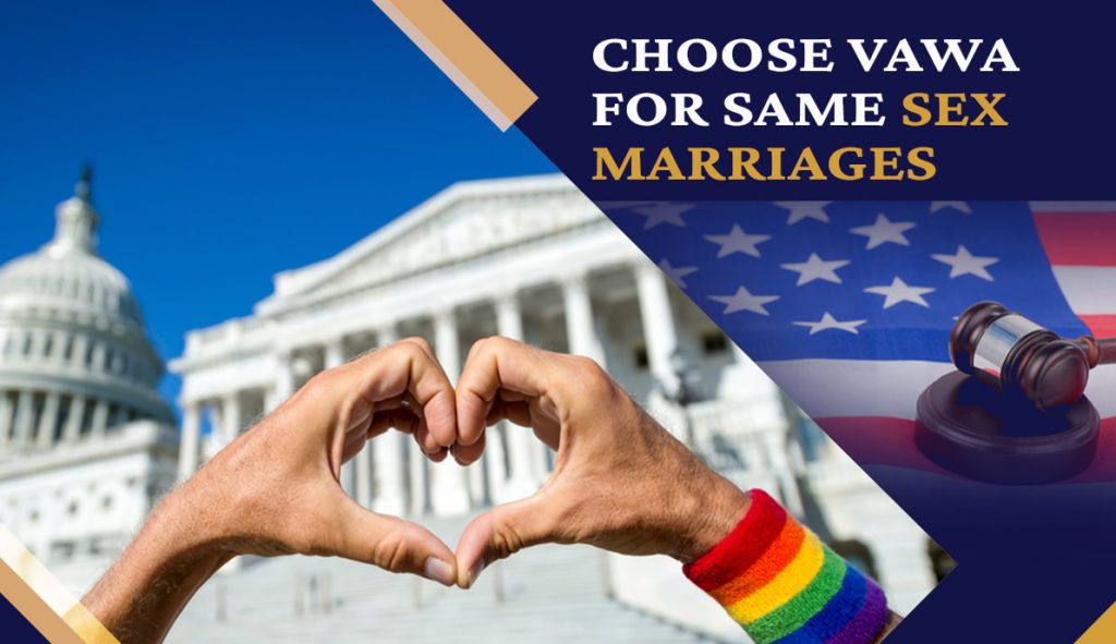 VAWA for Same Sex Marriages